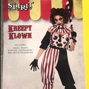Spirit Halloween Plus size Kreepy Klown Halloween Costume